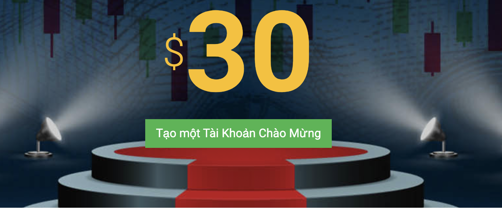 Tickmill mở tài khoản chào mừng mới