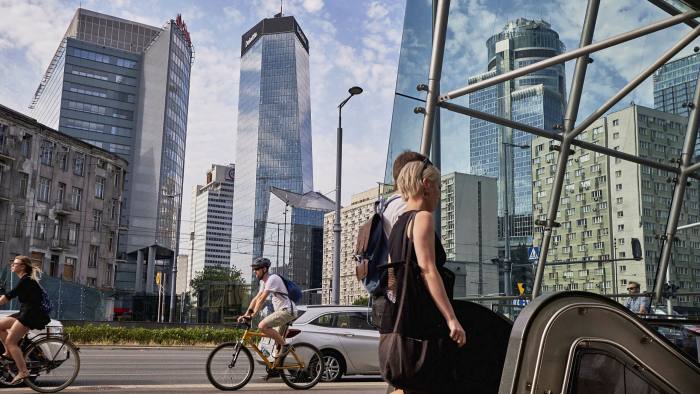 Trung tâm thủ đô Warsaw, Ba Lan Trung tâm thủ đô Warsaw, Ba Lan