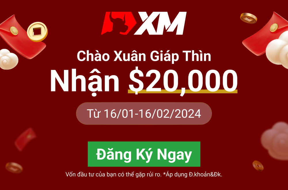 Rút thăm đầu năm - Nhận lộc Giáp Thìn - Tổng giải thưởng lên đến 20,000 USD