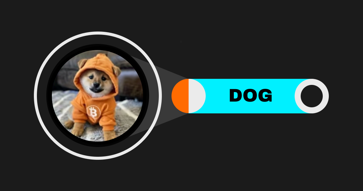 DOG (DOG): Memecoin công bằng và hướng đến cộng đồng trên Blockchain Bitcoin DOG (DOG): Memecoin công bằng và hướng đến cộng đồng trên Blockchain Bitcoin