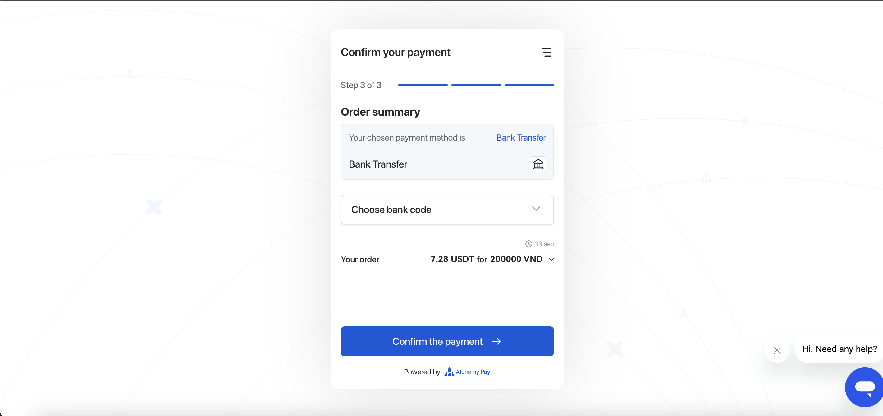Hướng dẫn cách mua tiền điện tử với Alchemy Pay image 1