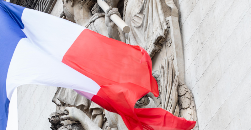 The French flag | Élysée