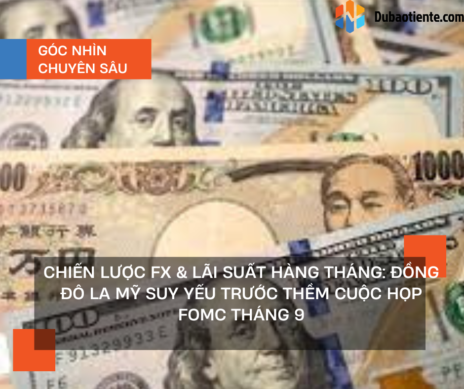 Chiến lược FX & Lãi suất hàng tháng: Đồng đô la Mỹ suy yếu trước thềm cuộc họp FOMC tháng 9