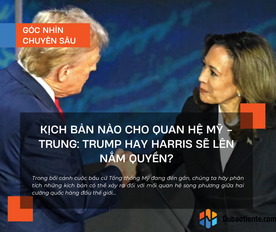 Kịch bản nào cho quan hệ Mỹ - Trung: Trump hay Harris sẽ lên nắm quyền?
