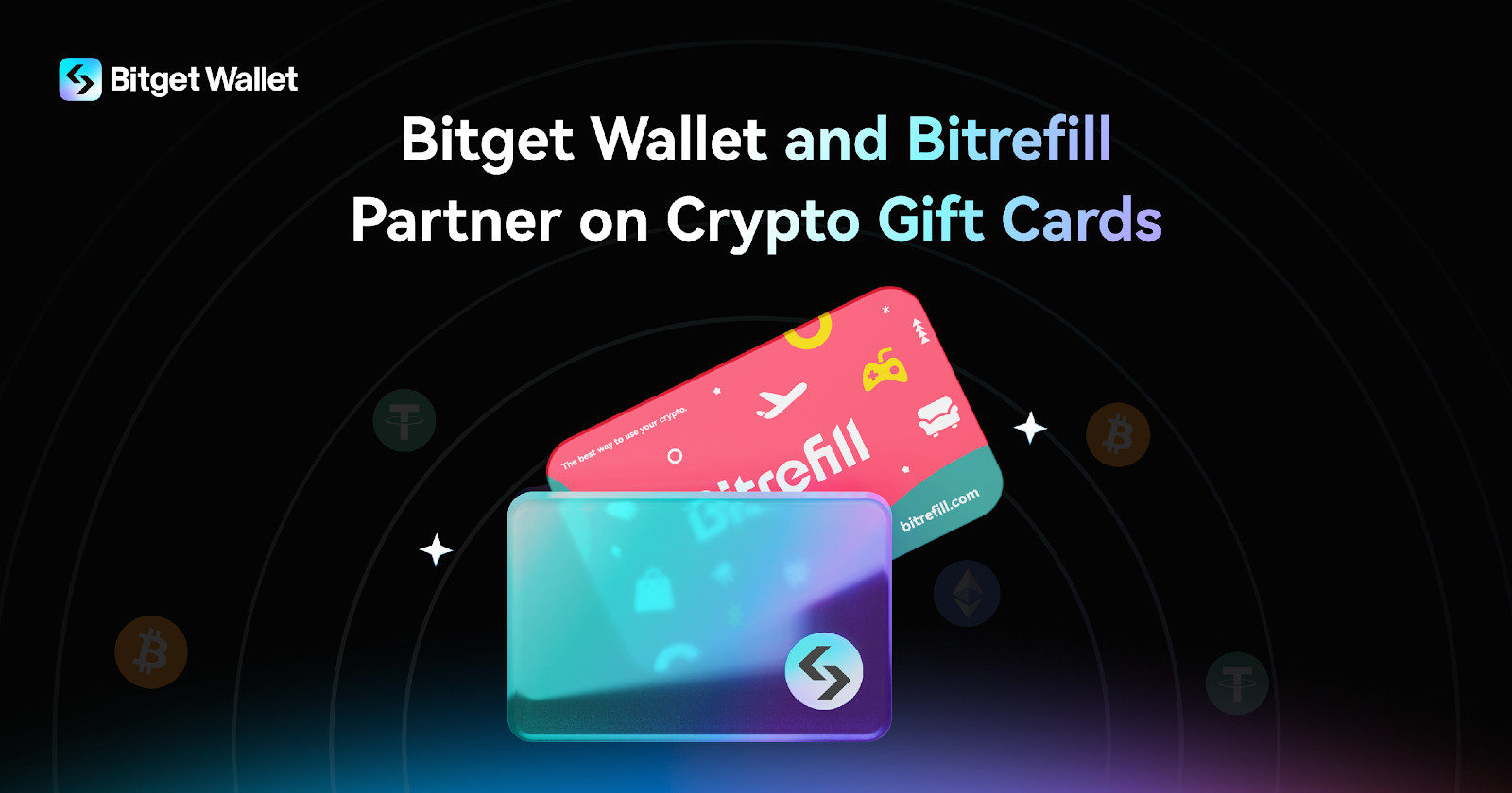 Bitget Wallet và Bitrefill hợp tác phát hành thẻ quà tặng tiền điện tử tại 130 quốc gia