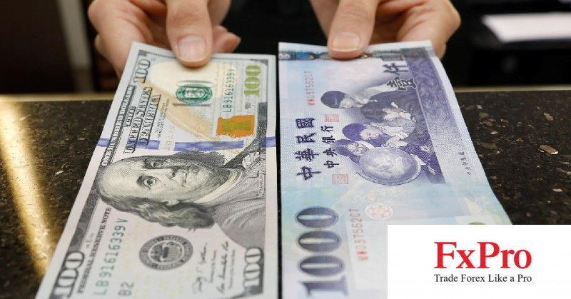 Đồng TWD tăng mạnh giữa làn sóng bán tháo USD